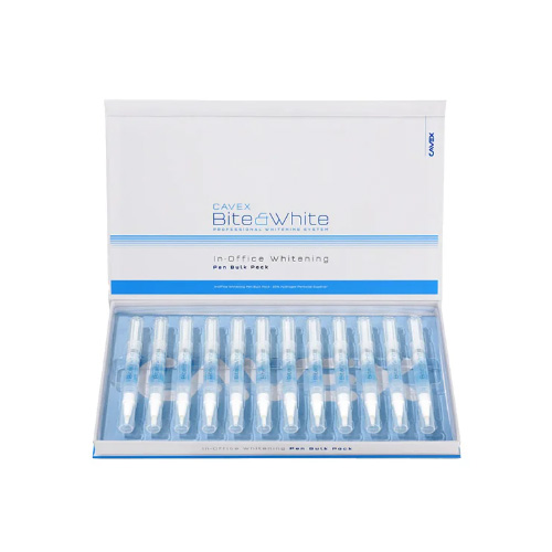 کیت قلم بلیچینگ آفیس 12 عددی | Cavex Bite & White in office - Bulk Pen Pack