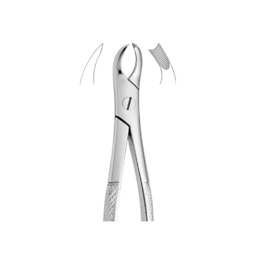 فورسپس مولر فک بالا راست | Upper Molars Right Deep Gripping Forceps 2500/ N.89 - مدل:2500/89