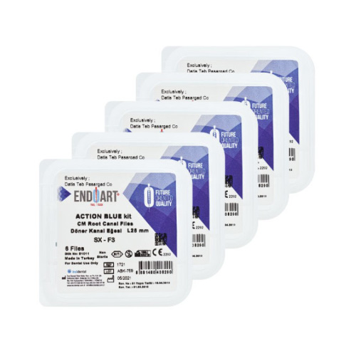 فایل روتاری آبی 25 میل | Action Blue Rotary File