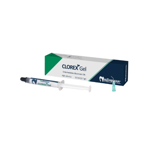 ژل کلرهگزیدین 2٪ 2.5 میل | Clorex Gel Chlorhexidine Gluconate 2%