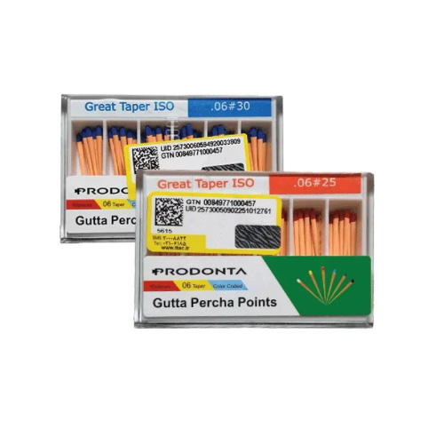 کن گوتا پرکا 6% | Gutta Percha Points